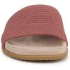 imageVionic Womens Evie Knit Slide SandalWithered Rose Pink