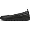 imageVionic Womens Uptown Ballet FlatBlack Leather