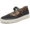 imageVionic Womens Uptown Mary Jane FlatSilver Suede
