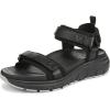 imageVionic Womens Walk Max Wanderer SandalBlack Leather