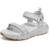 Vapor Grey Leather & Mesh