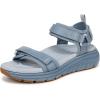 imageVionic Womens Walk Max Wanderer SandalVintage Blue Haze Leather  Mesh