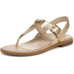 imageVionic Womens Cora FlipFlopGold Metallic Leather