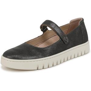 imageVionic Womens Uptown Mary Jane FlatSilver Suede