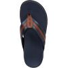 imageVionic Mens Tide II FlipFlopNavyBrown