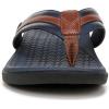 imageVionic Mens Tide II FlipFlopNavyBrown