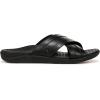 imageVionic Mens Tide Slide SandalBlack Leather