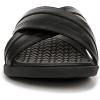 imageVionic Mens Tide Slide SandalBlack Leather