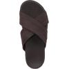 imageVionic Mens Tide Slide SandalChocolate Brown Leather