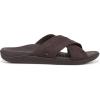 imageVionic Mens Tide Slide SandalChocolate Brown Leather