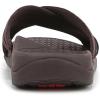 imageVionic Mens Tide Slide SandalChocolate Brown Leather