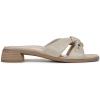 imageVionic Womens Mabel Slide SandalGold Metal Leather