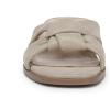 imageVionic Womens Mabel Slide SandalGold Metal Leather