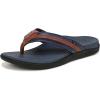 imageVionic Mens Tide II FlipFlopNavyBrown