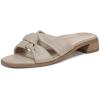 imageVionic Womens Mabel Slide SandalGold Metal Leather
