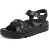 imageVionic Womens Rosa Strappy SandalsBlack Leather