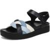 Navy Multi Leather
