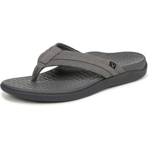 imageVionic Mens Tide II FlipFlopCharcoal Grey