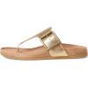 imageVionic Emma Thong SandalsGold Leather