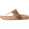 imageVionic Emma Thong SandalsLeopard Suede