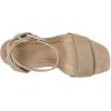 imageVionic Womens Zinfandel Heeled SandalLucid Beige Waxed Suede