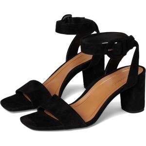 imageVionic Womens Zinfandel Heeled SandalBlack Waxed Suede