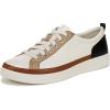Ivory/Black Leather