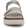 imageVionic Womens Solana Slingback SandalsSilver Metallic