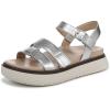 imageVionic Womens Solana Slingback SandalsSilver Metallic