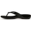 imageVionic Bella Thong Sandals Black Patent 11 W