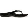 imageVionic Bella Thong Sandals Black Patent 8 W