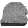 imageVionic Womens Adilyn Mule SlipperComfortable Spa House SlippersLight Grey Quil Text