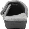 imageVionic Womens Adilyn Mule SlipperComfortable Spa House SlippersLight Grey Quil Text