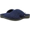 imageVionic Womens Adilyn Mule SlipperComfortable Spa House SlippersNavy Quil Textile