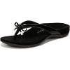 imageVionic Bella Thong Sandals Black Patent 8 W
