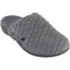 imageVionic Womens Adilyn Mule SlipperComfortable Spa House SlippersDARK GREY QUIL TEXTI