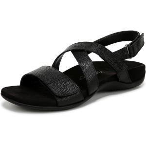 imageVionic Raya Slingback SandalsBlack Leather