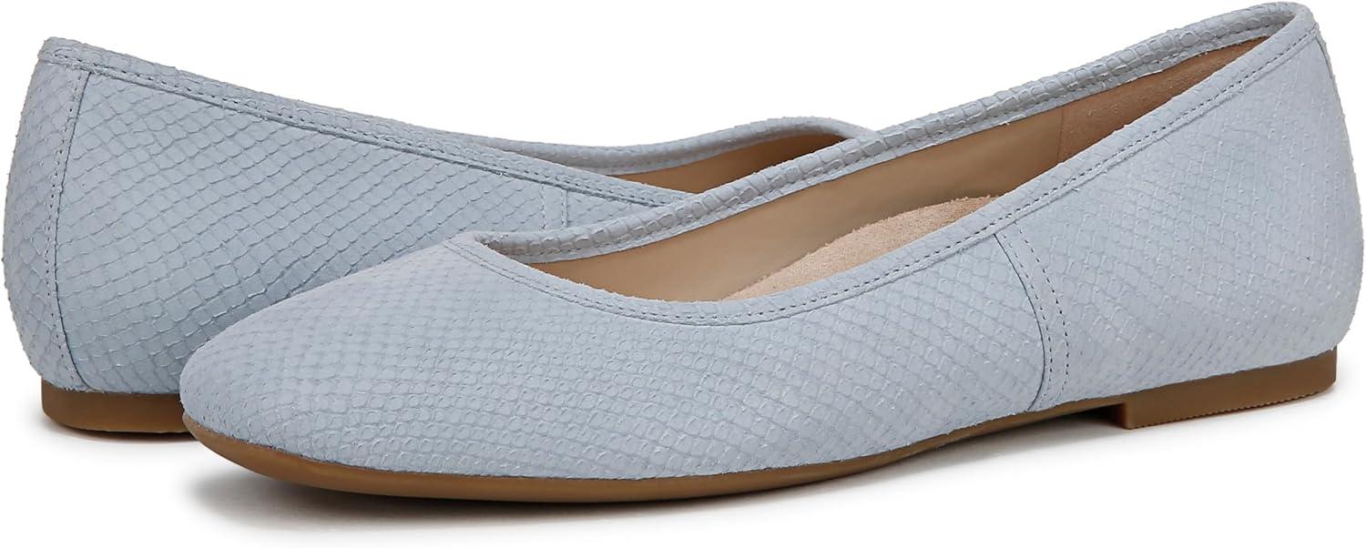 imageVionic Womens Orinda 2 Ballet FlatBlue Mist Nubuck