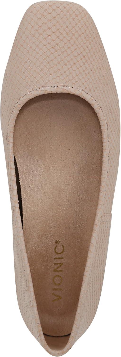 imageVionic Womens Orinda 2 Ballet FlatCameo Rose Nubuck