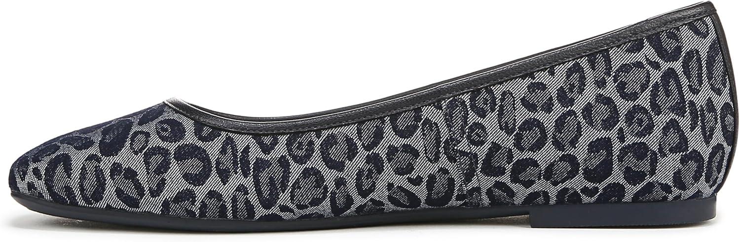 imageVionic Womens Orinda 2 Ballet FlatLeopard Pattern Denim