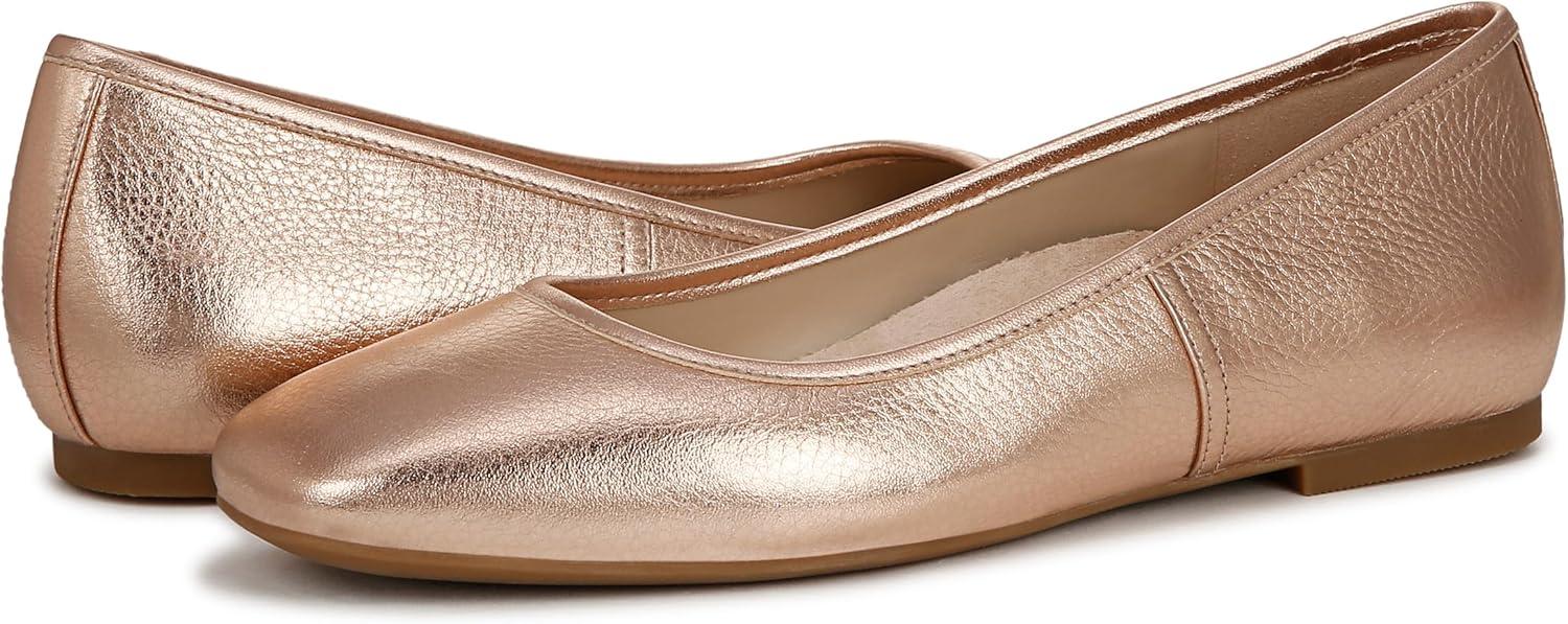 imageVionic Womens Orinda 2 Ballet FlatRose Gold Leather