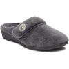 imageVionic Womens Indulge Sadie Mule Slipper Comfortable Spa House SlippersDark Grey
