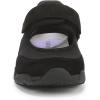 imageVionic Womens Walk Slim Giselle SneakerBlack Leather and Suede