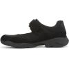 imageVionic Womens Walk Slim Giselle SneakerBlack Leather and Suede