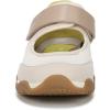 imageVionic Womens Walk Slim Giselle SneakerIvoryGold Leather  Suede