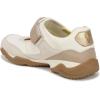 imageVionic Womens Walk Slim Giselle SneakerIvoryGold Leather  Suede