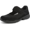 imageVionic Womens Walk Slim Giselle SneakerBlack Leather and Suede