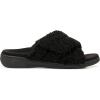 imageVionic Womens Relax Ii Slides SlipperBlack Shearling