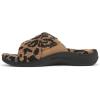 imageVionic Womens Relax Ii Slides SlipperBrown Multi Leopard