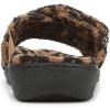 imageVionic Womens Relax Ii Slides SlipperBrown Multi Leopard